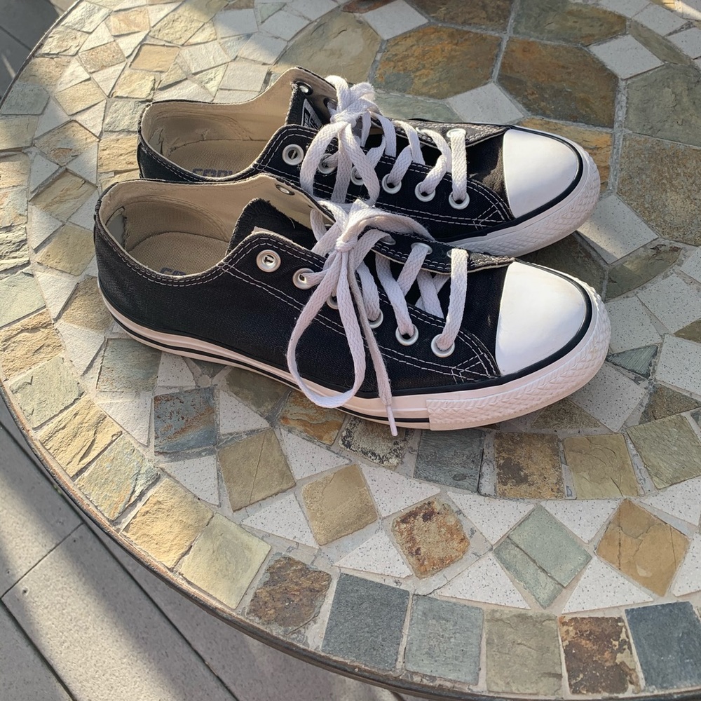 Black Low Top Converse